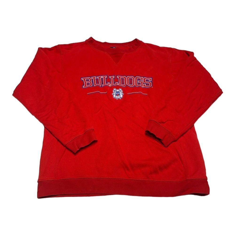 VTG 90s Pro‎ Player Butler Bulldogs NCAA Basketball Red Crewneck Sweatshirt Sz M
